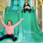 Kids running and playing in the vibrant indoor soft play area at The Jelly Lounge Windsor, ideal for family outings